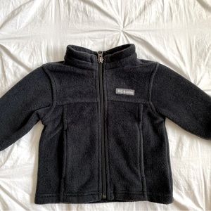 Black Columbia Jacket size 3-6 months